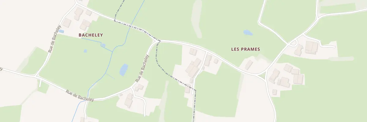 Plan du 2 Ham des Prames à La Chapelle-Saint-Sauveur