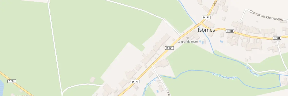 Plan du 8 Rue de Bellefontaine à Isômes