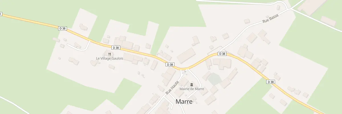 Plan du 2 Rue du Parge à Marre