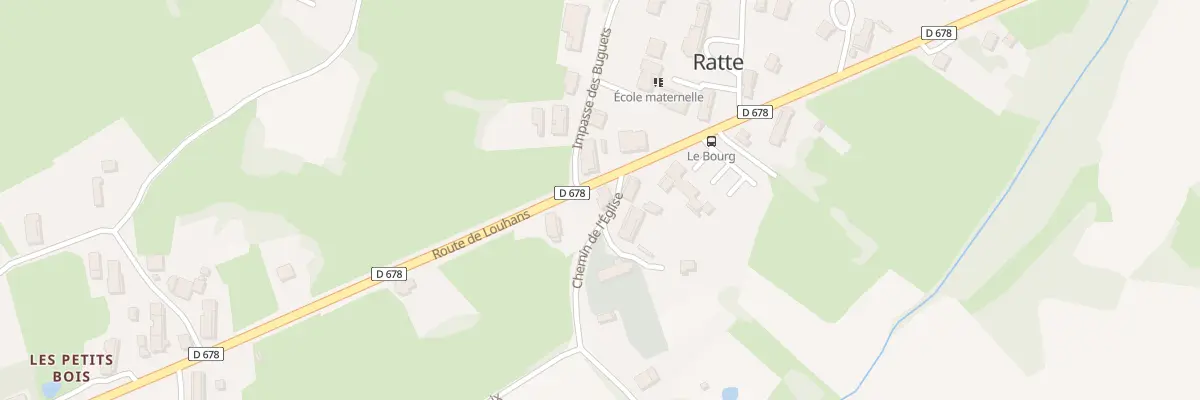 Plan du 127 Rte de Louhans à Ratte