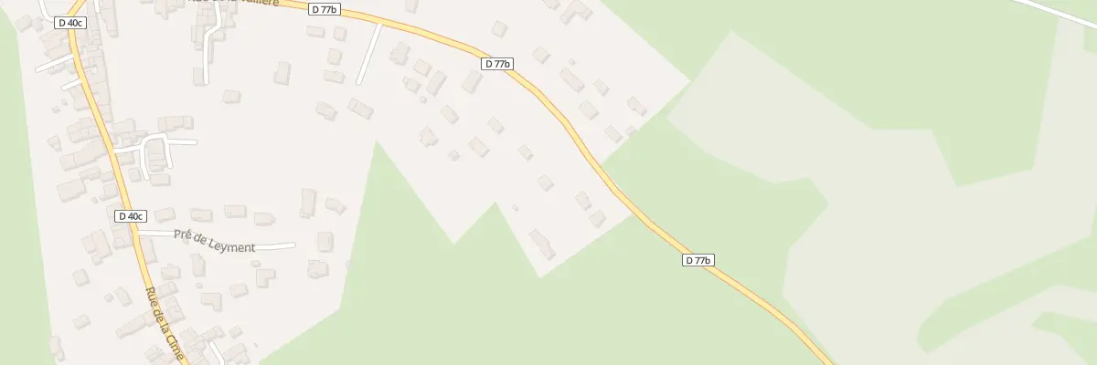 Plan du 496 Rue de Vallière à Leyment