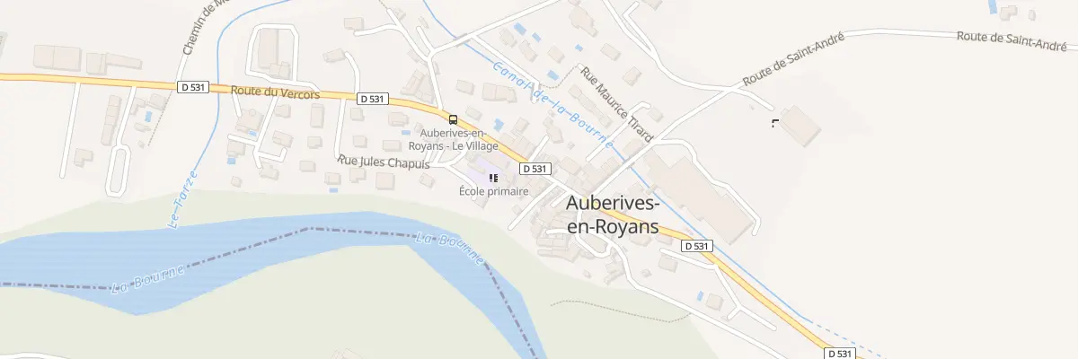 Plan du 780 Rte du Vercors à Auberives-en-Royans