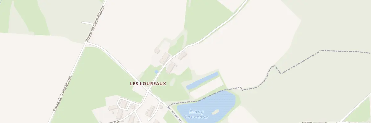Plan du 201 Che des Loureaux à Ratte
