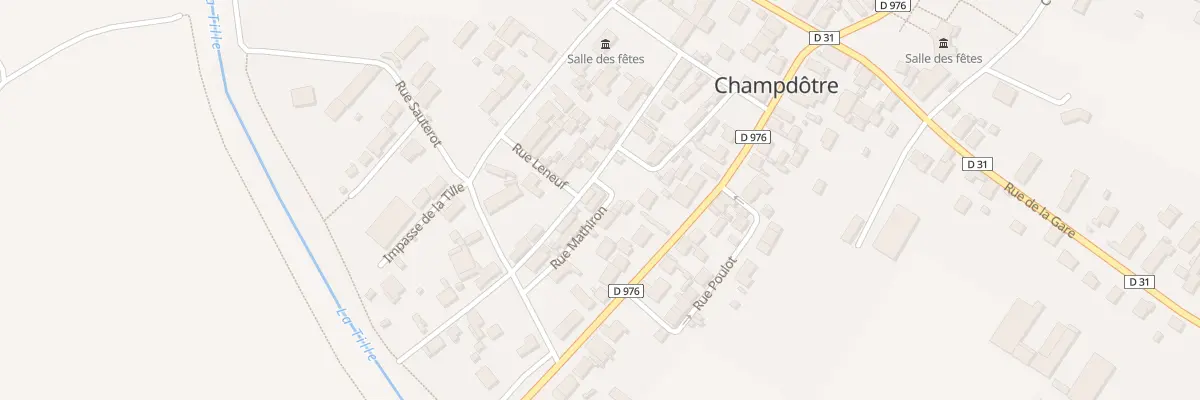 Plan du 2 Rue Mathiron à Champdôtre
