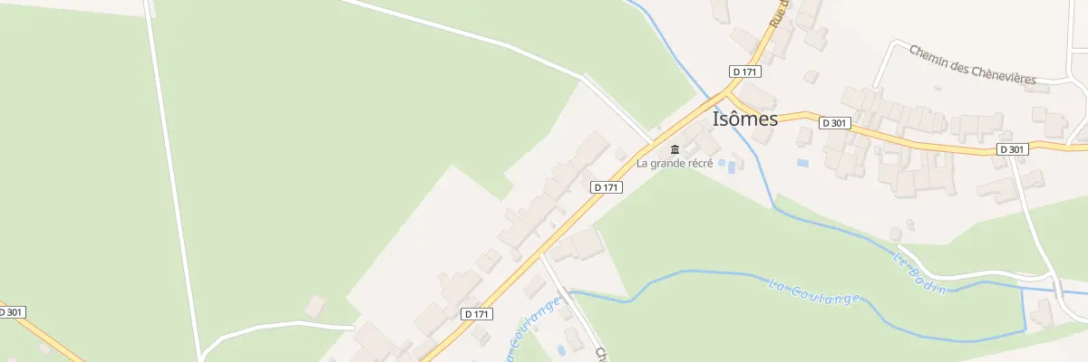 Plan du 6 Rue de Bellefontaine à Isômes