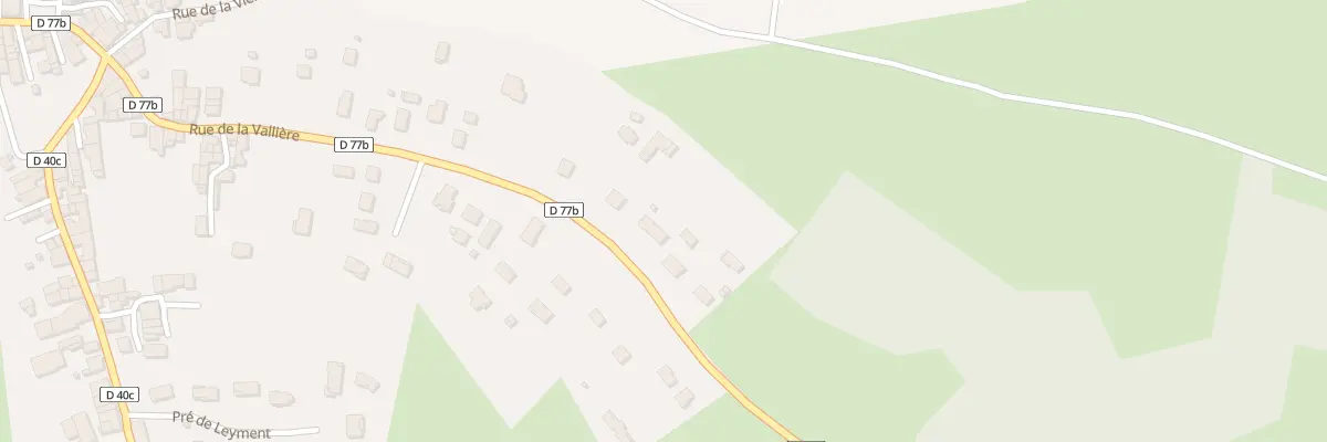 Plan du 429 Rue de Vallière à Leyment