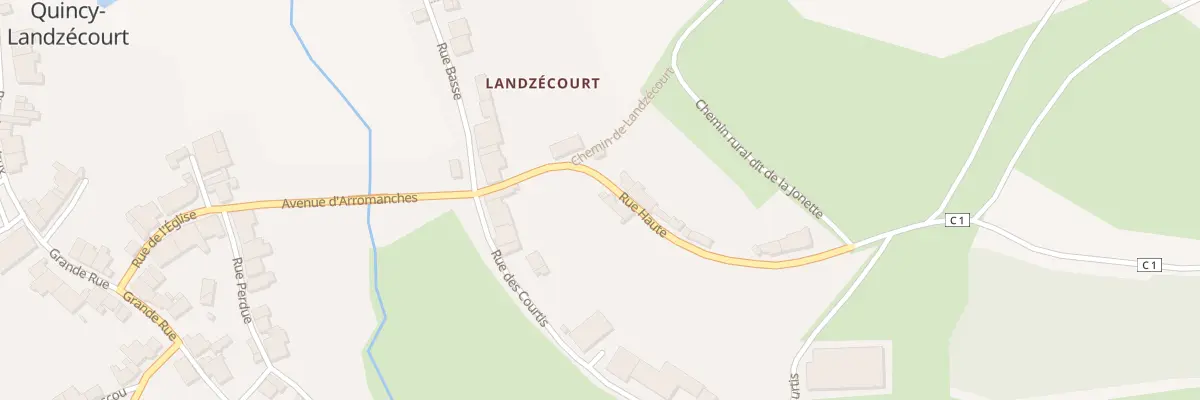 Plan du 4 Rue Haute à Quincy-Landzécourt