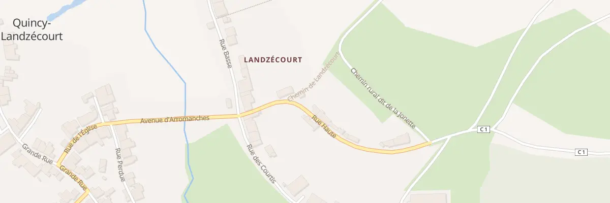 Plan du 3 Rue Haute à Quincy-Landzécourt