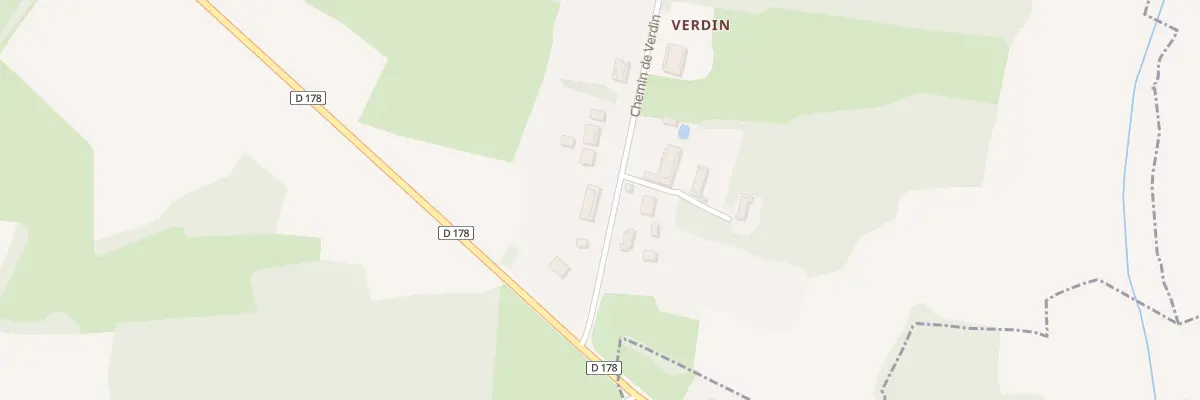 Plan du 105 Che de Verdin à Montagny-près-Louhans