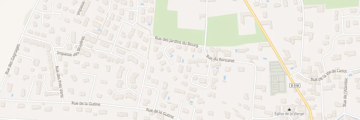 Plan du 11 Rue des Jardins du Bourg à Brézins