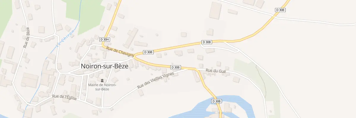 Plan du 6 Rte de Blagny à Noiron-sur-Bèze