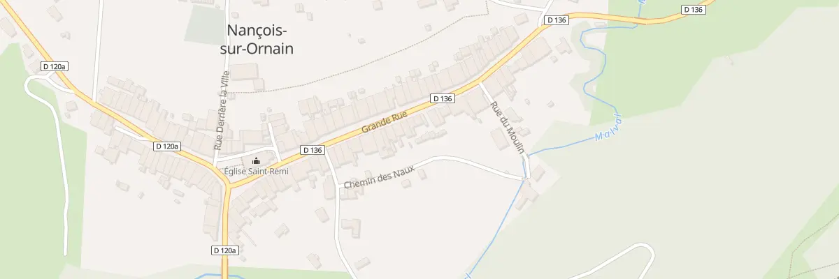 Plan du 48 Gr Grande Rue à Nançois-sur-Ornain