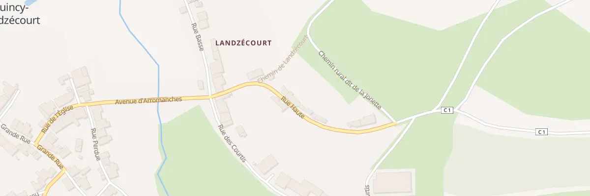 Plan du 7 Rue Haute à Quincy-Landzécourt