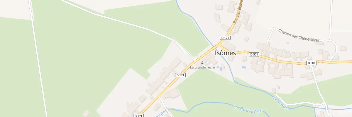 Plan du 2 Rue de Bellefontaine à Isômes
