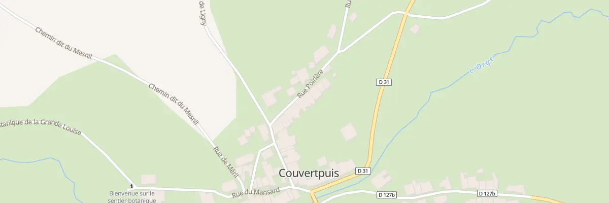 Plan du 14 Rue Poiriere à Couvertpuis