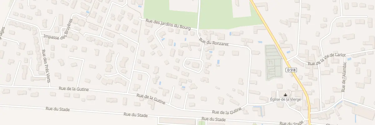 Plan du 13 Imp du Canal à Brézins
