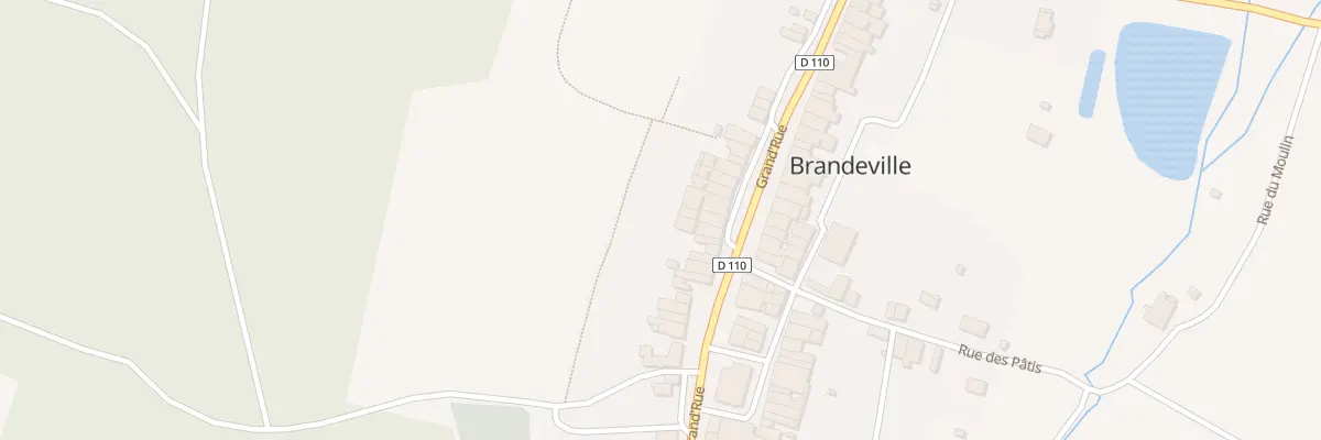 Plan du 12 Gr Grand Rue à Brandeville