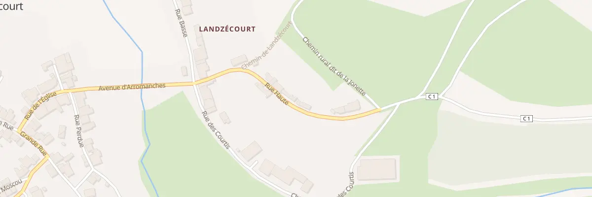Plan du 11 Rue Haute à Quincy-Landzécourt