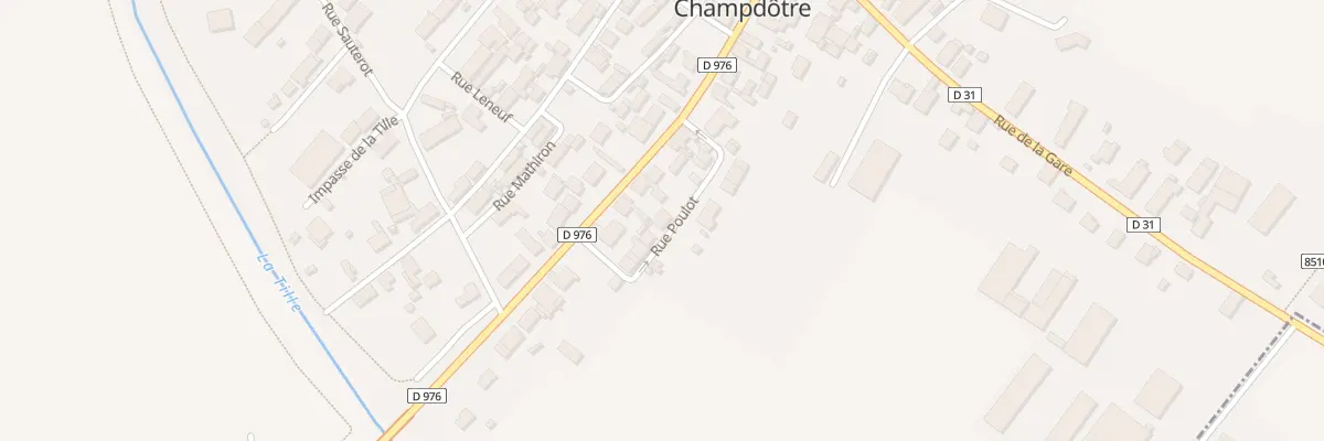 Plan du 6 Rue Poulot à Champdôtre