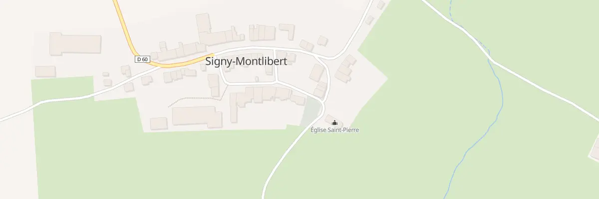 Plan du 5045 Rue Haute à Signy-Montlibert