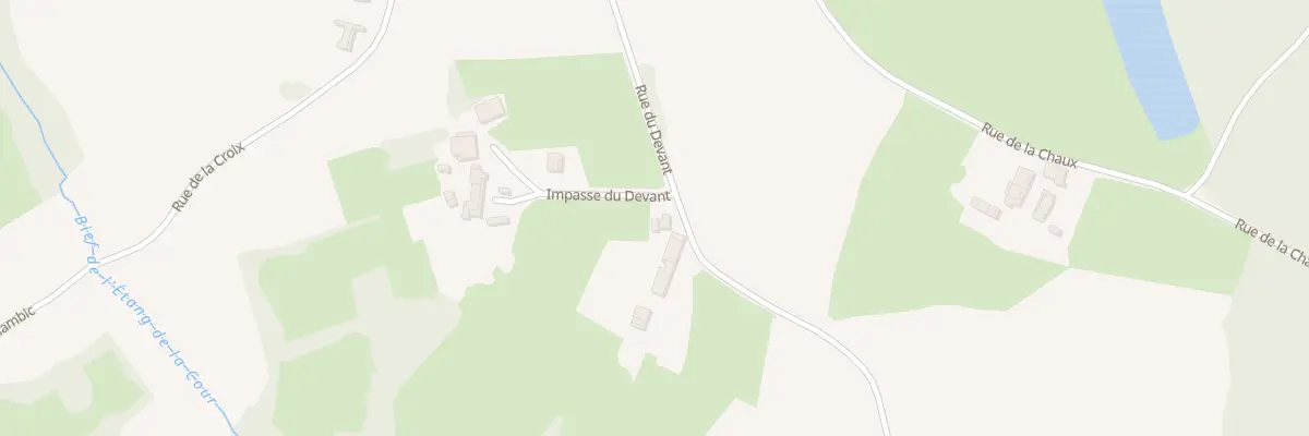 Plan du 332 Rue du Devant à Montcony