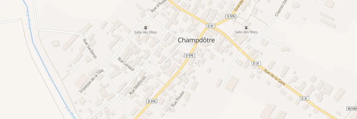 Plan du 31 Grande Rue à Champdôtre