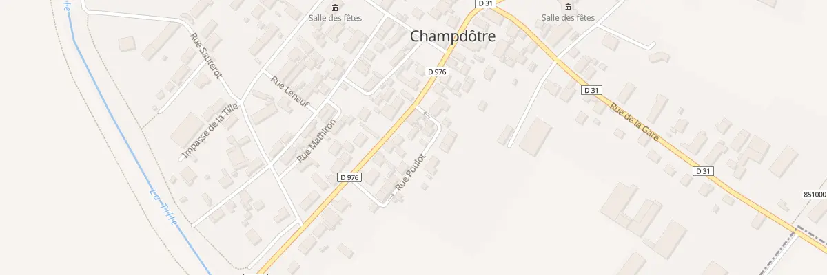 Plan du 5009 Village à Champdôtre