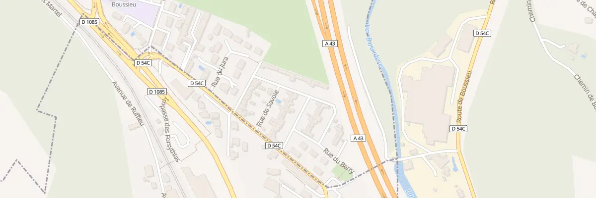 Plan du 11 Rue de Bourgogne à Bourgoin-Jallieu