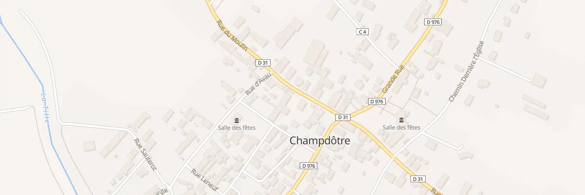 Plan du 3 Rue du Moulin à Champdôtre