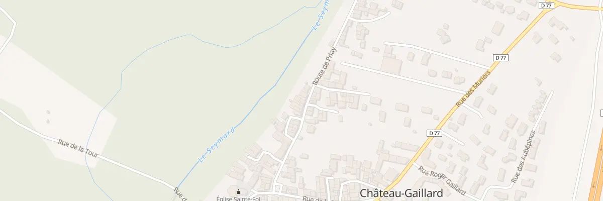 Plan du 19B Rte de Priay à Château-Gaillard