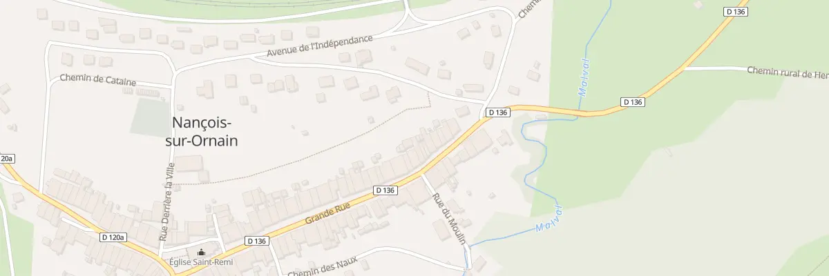 Plan du 47 Gr Grande Rue à Nançois-sur-Ornain