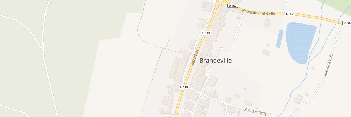 Plan du 4 Gr Grand Rue à Brandeville