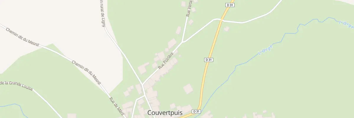 Plan du 18 Rue Poiriere à Couvertpuis