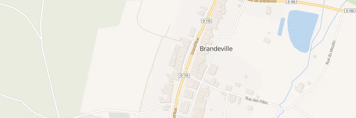 Plan du 8 Gr Grand Rue à Brandeville
