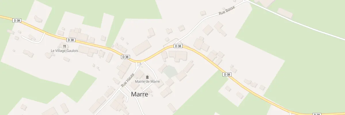 Plan du 2 Rte de Charny à Marre