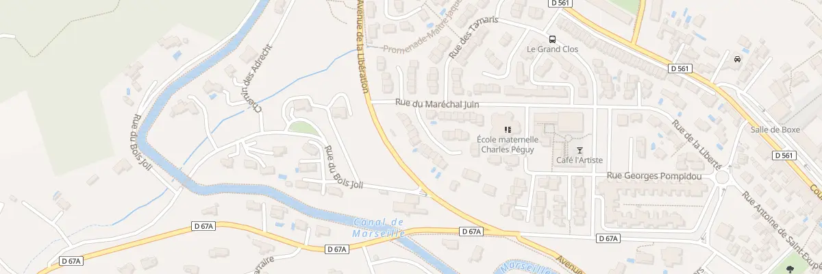 Plan du 8 Rue du Gen Bethouard à La Roque-d’Anthéron