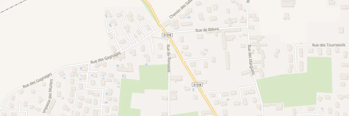 Plan du 95 Rte de la Cote St Andre à Brézins