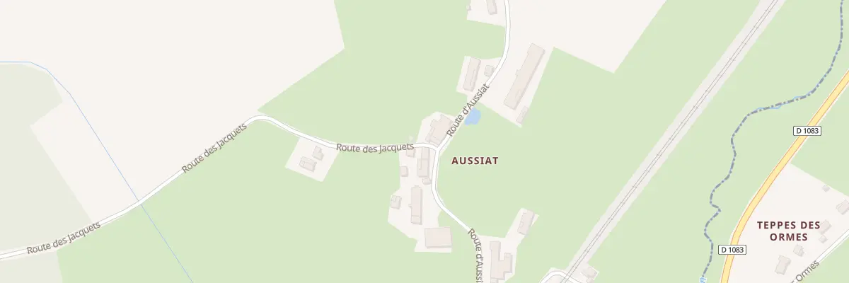 Plan du 511 Rte d’Aussiat à Bény