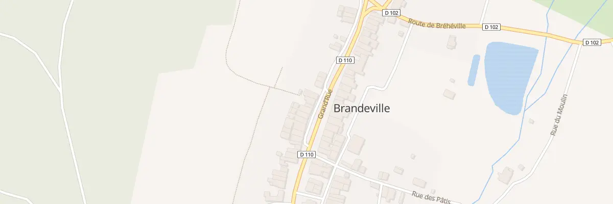 Plan du 2 Gr Grand Rue à Brandeville