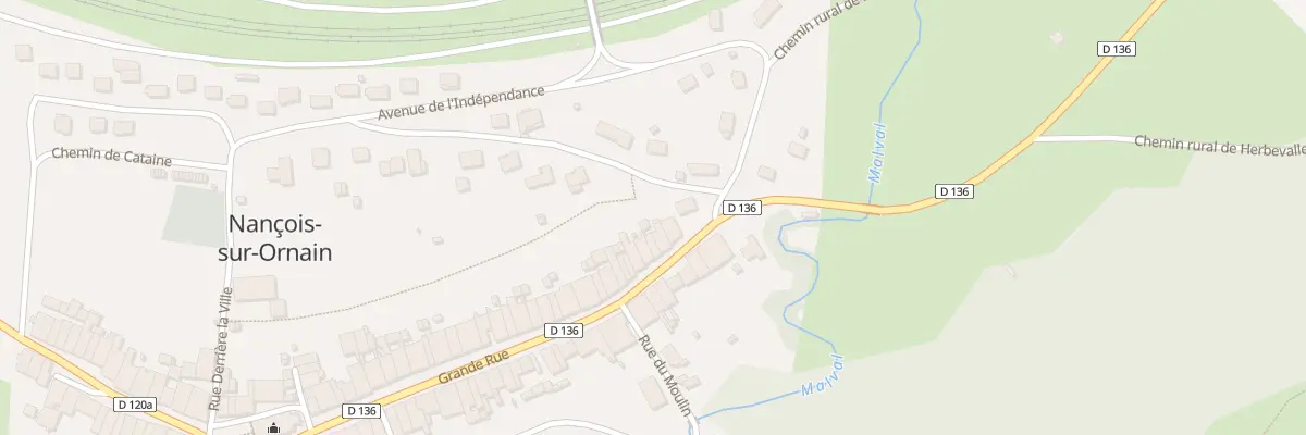 Plan du 59 Gr Grande Rue à Nançois-sur-Ornain