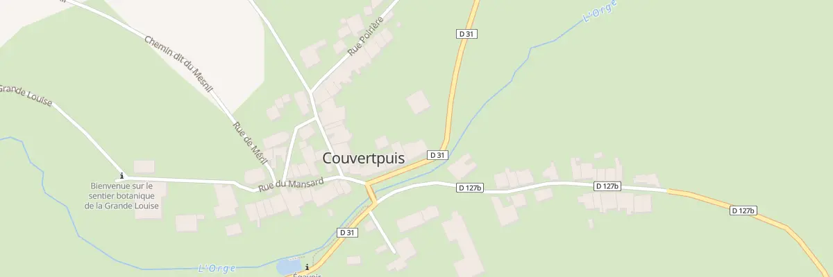 Plan du 9 Rue de l’Orge à Couvertpuis