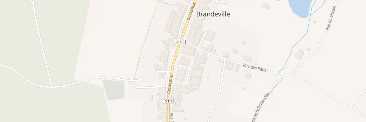 Plan du 41 Gr Grand Rue à Brandeville