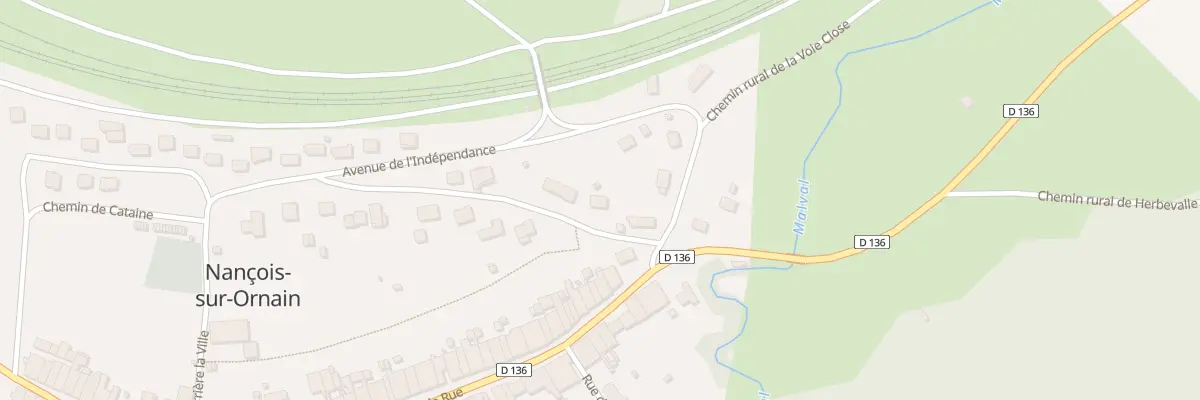 Plan du 7 Voie Romaine à Nançois-sur-Ornain