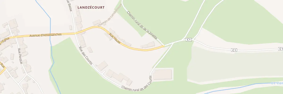 Plan du 13 Rue Haute à Quincy-Landzécourt