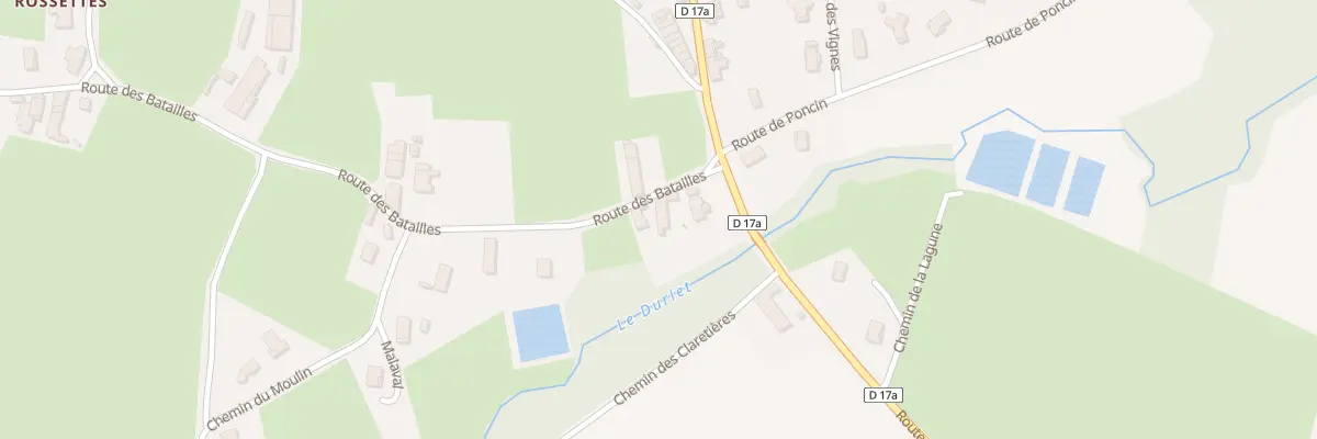 Plan du 61 Rte des Batailles à Druillat
