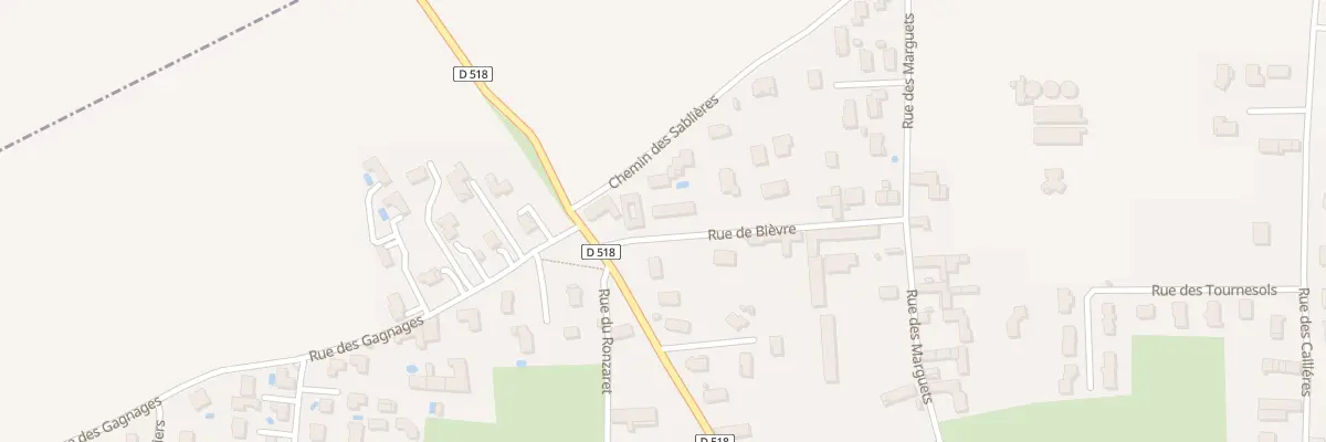 Plan du 1 Rue de la Bievre à Brézins