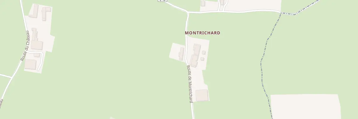 Plan du 626 Rte de Montrichard à Pirajoux