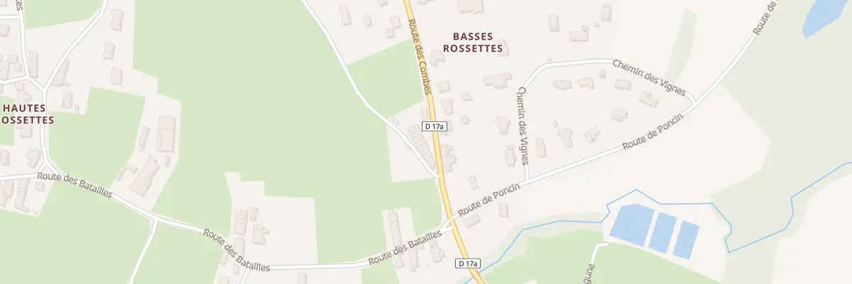 Plan du 169 Rte des Combes à Druillat
