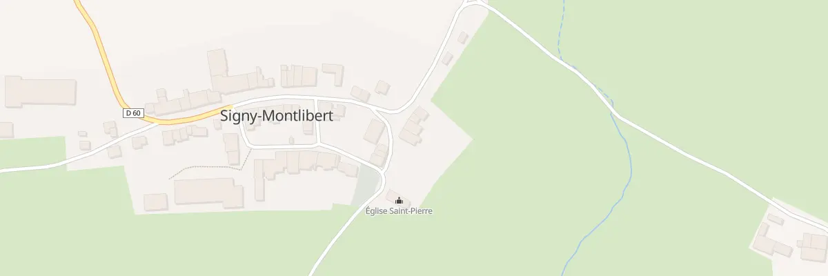 Plan du 5002 Rue de l’Eglise à Signy-Montlibert