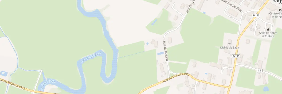Plan du 380 Rue de la Valla à Sagy